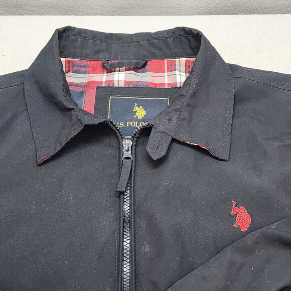 U.S. Polo Assn. Men's Navy Blue Lined Golf Jacket Size XL - Picture 4 of 5